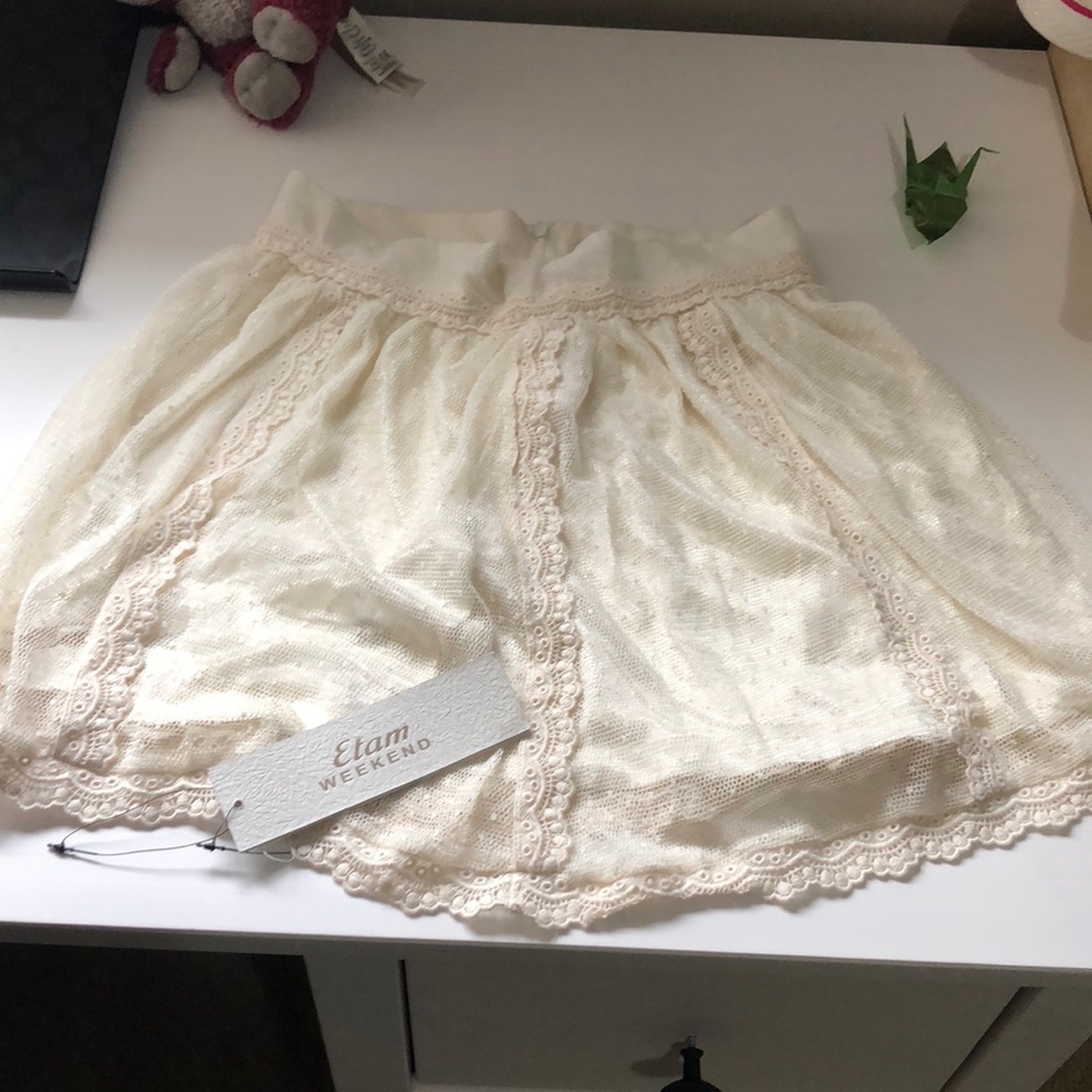 Vintage White Lace Skirt